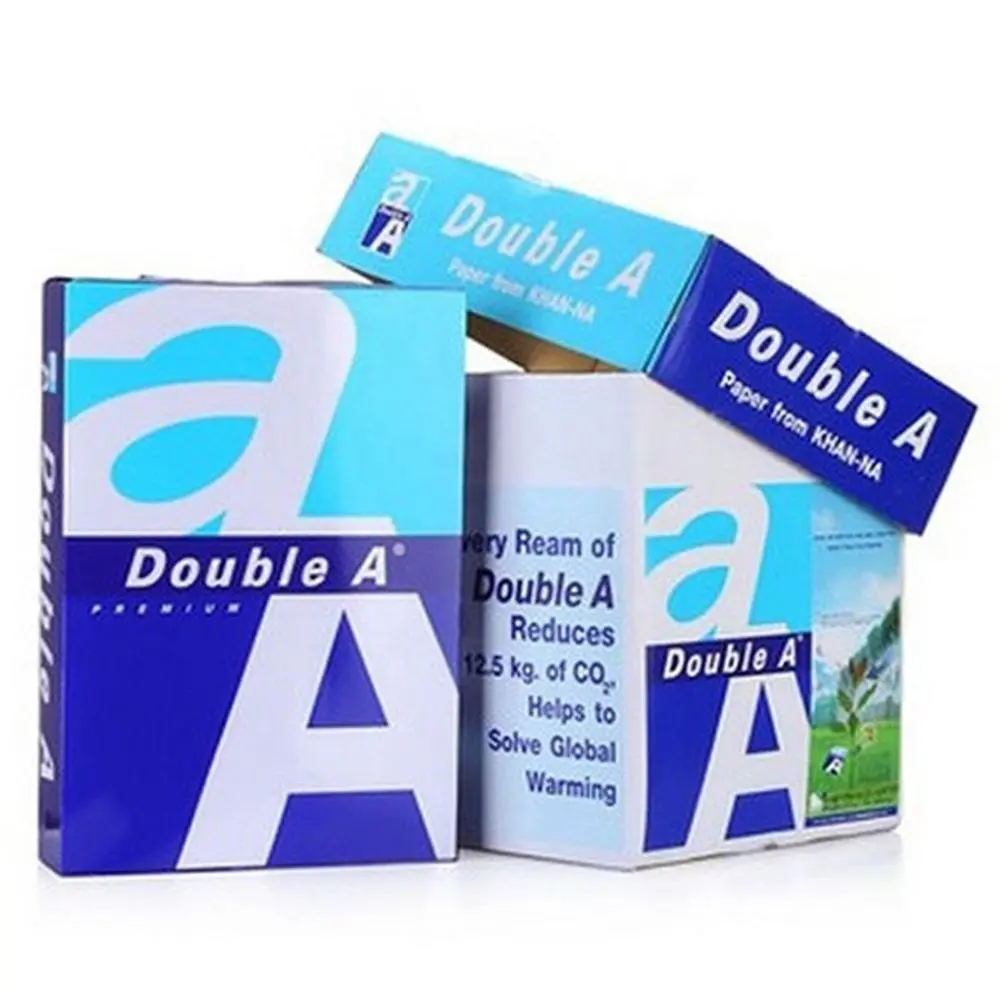 A4 White Office Kopieerpapier 1 Doos Bevat Vijf Riemen 500 Vellen/Papierrol Voor A4 Double A A4 Paper 80gsm In Thailand