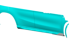 Splitter laterale completo in fibra di carbonio X156 GLA45 per <span class=keywords><strong>Mercedes</strong></span> Benz classe <span class=keywords><strong>GLA</strong></span> GLA45 AMG 2015-2019 - Product Image 2