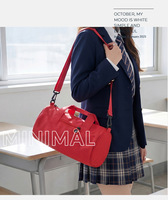 Sac bandoulière cylindrique personnalisable, imperméable et résistant à l'usure, pochette cadeau en tissu Oxford, sac de voyage pour l'escalade et les loisirs