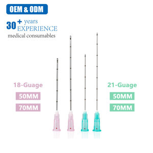 Bao bì mới Derma Filler tiêm cùn ống thông 18g 22g 23g 50mm 70mm Micro ống thông kim - Product Image 5