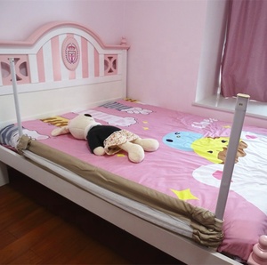 Barrière de chevet pour bébé réglable en hauteur pour lits king et queen Protection de la barrière de lit pour bébé Protecteur de rail latéral robuste - Product Image 1