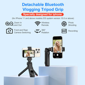 Poignée de trépied de vlogging sans fil détachable KingMa pour <span class=keywords><strong>iphone</strong></span> <span class=keywords><strong>11</strong></span> 12 13 14 15 - Product Image 3