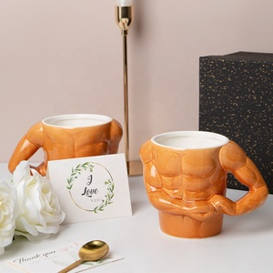 Nieuwigheid Cadeau 3d Keramische Koffie Mok Cup Unieke Spier Macho Man Mok - Product Image 2