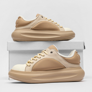 <span class=keywords><strong>Zapatos</strong></span> de lona deportivos de <span class=keywords><strong>suela</strong></span> <span class=keywords><strong>alta</strong></span> para <span class=keywords><strong>hombre</strong></span> y mujer con logotipo personalizado, <span class=keywords><strong>zapatos</strong></span> para caminar informales a la moda con interior alto para la primavera y el otoño - Product Image 2