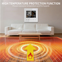 Thermostat intelligent WiFi Tuya, batterie basse consommation, contrôleur de température pour chaudière à eau et à gaz, compatible Tuya Alexa Google Home