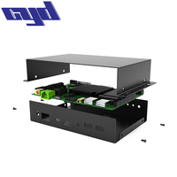 Caja de distribución de montaje en rack de 19 pulgadas, carcasa de chasis de montaje en rack de servidor personalizada de 3,5 U, carcasa de aluminio para servidor OEM