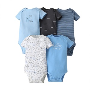 Conjunto de 5 Piezas de Ropa para Bebé Recién Nacido, Ropa Fresca de Verano para Bebé, Traje Bonito para Bebé, Ropa para Niños Pequeños - Product Image 3