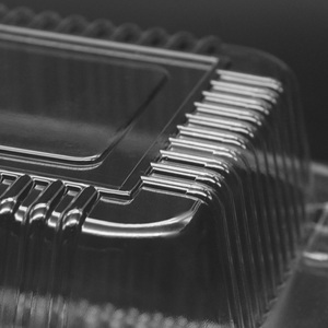 使い捨て透明な正方形のファストフードハンバーガーサンドイッチテイクアウト用プラスチック容器ボックス包装 - Product Image 4