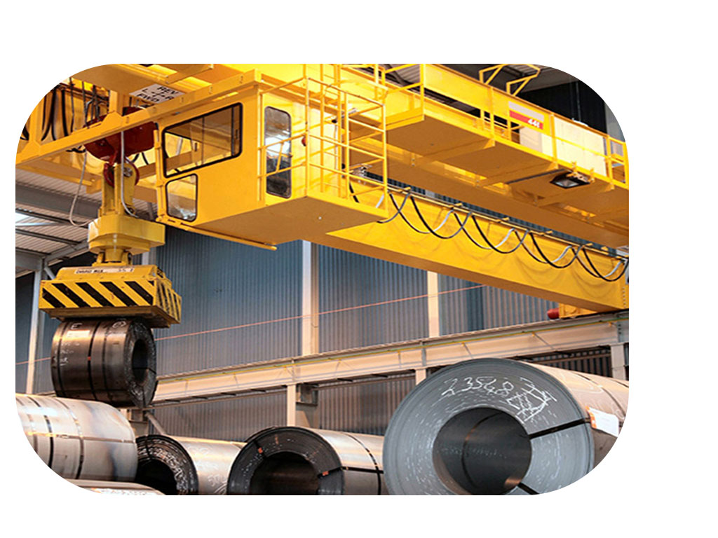 Hook Double Girder Overhead Travelling Crane 100 / 20T 22m Lifting Height