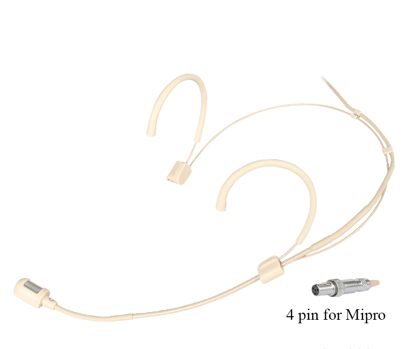 TA4F 4pin Connector for mipro beige