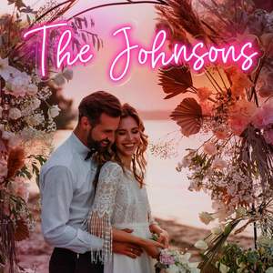 Customizable Pink <b>LED</b> Neon <b>Lights</b> Personalized <b>Name</b> Wall Decor Bedroom Wedding Proposal Party Backdrop Kids Room 1-Year Warranty - Product Image 4