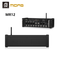 Mezcladora de Audio Profesional MIDAS de 12 Canales con 99 Efectos de Reverberación Integrados, Mezcladora de Audio Digital para DJ y Escenario