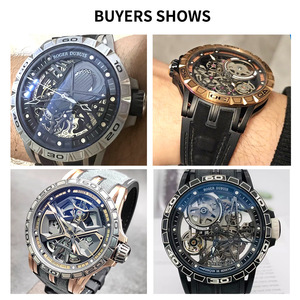 Bracelet de montre connectée <span class=keywords><strong>Roger</strong></span> Duby EXCALIBUR King Series avec interface à vis en caoutchouc de 28 mm, étanche et respirant - Product Image 6