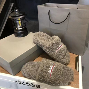 Pantofole Invernali da Donna con Piattaforma, <span class=keywords><strong>Ciabatte</strong></span> Morbide e Calde con Ricami, Multicolore, per Interni - Product Image 3