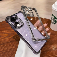 Étui de protection antichoc en TPU souple électroplaqué pour téléphone portable Oppo Reno 16 Pro 2026