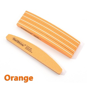 <span class=keywords><strong>Lima</strong></span> de <span class=keywords><strong>uñas</strong></span> de doble cara con esponja pulidora de media luna Nailshine transfronteriza, herramienta de manicura de doble uso con arena gruesa y <span class=keywords><strong>fina</strong></span> - Product Image 6