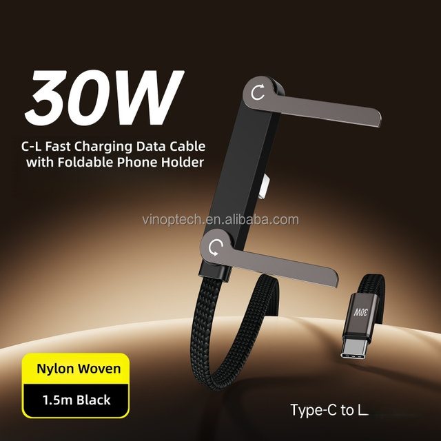 Factory Price 240W 65w 30w USB C to USB C Cable for MacBook Air Pro Fast Charging Wire Rotatable Stand Holder for iphone 17 13