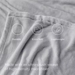 Couverture en flanelle polaire Super douce en microfibre légère couvertures de voyage légères pour canapé canapé école lit <span class=keywords><strong>Camping</strong></span> - Product Image 2