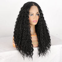 Perruque à fermeture 13x6 en cheveux humains vierges, style personnalisé, ondulations profondes, sans colle, pré-épilée, vente en gros pour femmes noires