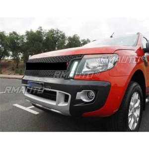 กระจังหน้ารถยนต์แบบ LED สำหรับรถแข่ง ชุดแต่งกระจังหน้า สำหรับ FORD Ranger T6 ปี 2012-2014 อะไหล่ภายนอก - Product Image 3