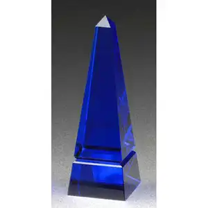 Commerciële Onderscheiding Hoogwaardige Acryl Transparante Kristal Aangepaste Trofee