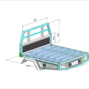 HERUI HR-UT Cajones Extraíbles de Aleación de Aluminio Ligero para Chasis de Camión, Accesorio de Acceso Conveniente de Excelente Calidad y Gran Venta - Product Image 6