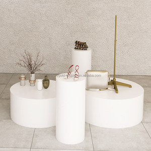 Round <strong>Lacquered</strong> Floor Wedding Shop Shooting Fitting <strong>Table</strong> Clothing Shop Jewelry Bag Mannequins <strong>Display</strong> <strong>Table</strong> Foot Pedal <strong>Table</strong> - Product Image 3