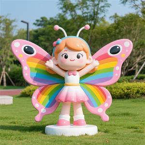 K559 Sculpture en fibre de verre peinte en couleur Cène Man Action Anime Statue Personnage de jeu de film personnalisé Sculptures - Product Image 3