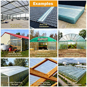 Lámina de Iluminación Profesional de FRP, Luz Difusa Suave, Bloqueo de Rayos UV, Paneles Transparentes para Techos de Escuelas, Piscinas y Exposiciones - Product Image 6