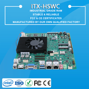 Carte mère industrielle Mini ITX 4/5e génération I3/I5/I7 basse tension avec double ports LAN Gigabit, prend en charge 4G/WiFi pour l'automatisation industrielle - Product Image 4