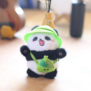 ODM Personnalisable <span class=keywords><strong>Chinois</strong></span> National pour Trésor <span class=keywords><strong>Panda</strong></span> Doux En Peluche Jouet Logo Brodé Coton PP Rempli Cadeau Parfait pour Sac OPP - Product Image 2
