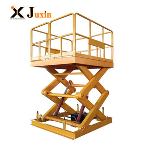 Plateforme élévatrice à ciseaux hydraulique fixe, table élévatrice industrielle pour le déplacement et le levage de marchandises en entrepôt intérieur - Product Image 6