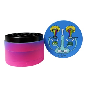High Quality 63mm Zinc Alloy Metal <b>Herb</b> <b>Grinders</b> Popular Full UV Printing Mix Tobacco Smoking <b>Grinder</b> - Product Image 5