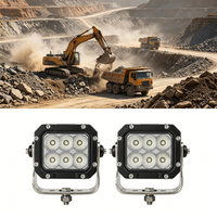 Lampe de travail LED 4800LM 60W pour l'exploitation minière, production sur mesure, robuste et étanche, pour excavatrices, camions et machines