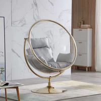 Mobilier de patio moderne et populaire, chaise à bulles, œuf d'or, chaise suspendue, balançoires de patio