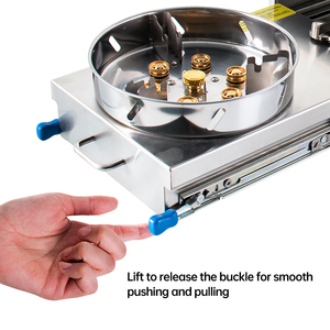 Cuisinière à gaz coulissante <span class=keywords><strong>en</strong></span> acier inoxydable pour <span class=keywords><strong>camping</strong></span>-<span class=keywords><strong>car</strong></span>, caravane, cuisine, tiroir de cuisson LPG - Product Image 5