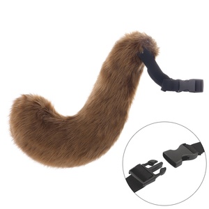 Bandeau en peluche polyester avec oreilles de loup, oreilles de renard, pour <span class=keywords><strong>cosplay</strong></span> d'Halloween, fait main, pour <span class=keywords><strong>femme</strong></span> adulte, simulation d'oreilles et de queues d'animaux - Product Image 3
