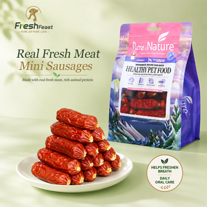 Golosinas para Perros Directas de Fábrica, Bajas en Grasa y Ricas en Energía, Salchichas de Pollo, Pato y Res para Recompensas de Entrenamiento; Carne Fresca Disponible al por Mayor - Product Image 1