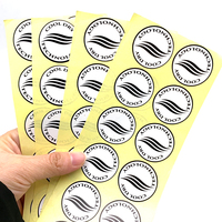 Autocollants personnalisés de haute qualité, étiquettes en papier, autocollants pour boîte cadeau, étiquettes d'emballage, autocollants circulaires autocollants pour bouteilles