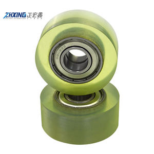 بكرات منقوشة من السيليكون المطلي باليوريثان مقاومة للاهتراء مخصصة ، أسطوانة صلبة من البولي يوريثان - Product Image 2