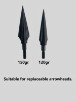 Pointes et embouts de flèches en acier inoxydable Jin Yi pour le tir à l'arc, utilisés comme accessoires de chasse pour arcs composites.