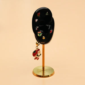 Toposh пирсинг ювелирные изделия силиконовый черный пользовательский дисплей Модель уха - Product Image 2