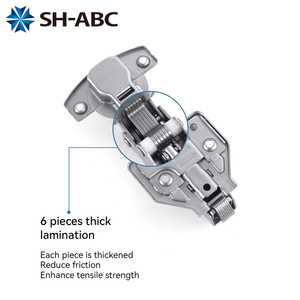 مفصلة خزانة هيدروليكية قابلة للتثبيت 35 مم بتشطيب أليكو، مفصلة أثاث المطبخ مع غطاء - Product Image 6