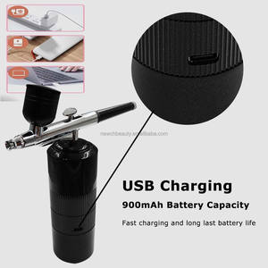 Kit aérographe compresseur sans fil à haute pression pistolet à <span class=keywords><strong>peinture</strong></span> buse 0.3mm aérographe pour tatouage des sourcils - Product Image 3