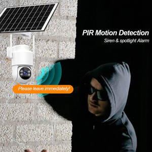 3MP Solar wasserdichte Outdoor-WLAN-Kamera Vollfarb überwachung 4g Home Security Wireless CCTV 360-Grad-Panorama-HD-Kamera - Product Image 5