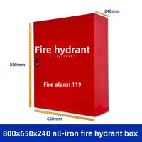 Armoire à Tuyaux et Matériel Incendie Intérieure Tout Acier - Rouge, Origine Quanzhou