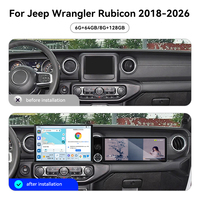 ZWNAV Pantalla de 13.1"+12.3" para Jeep Wrangler Rubicon 2018-2026, Android 15, Carplay Inalámbrico, DSP, GPS, Radio para Auto, Estéreo, 4G, WiFi, OEM