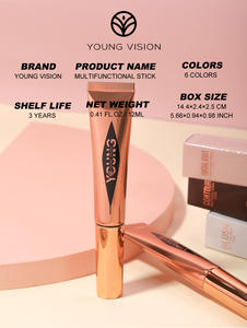 Barra de maquillaje multifuncional para contornear el rubor para un cutis radiante Colorete en polvo de larga duración - Product Image 5