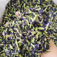 Thé aux fleurs de pois papillon aromatisé aux herbes, biologique, en vrac, emballage frais pour thé glacé aux bulles
