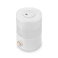 Humidificateur d'air 3.3L 2 en 1 Remplissage par le haut Buse de brouillard à 360 degrés Fonction d'huile essentielle pour le bureau